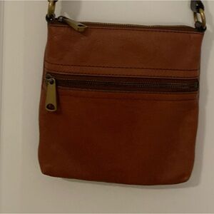 Fossil Brown Leather Bag